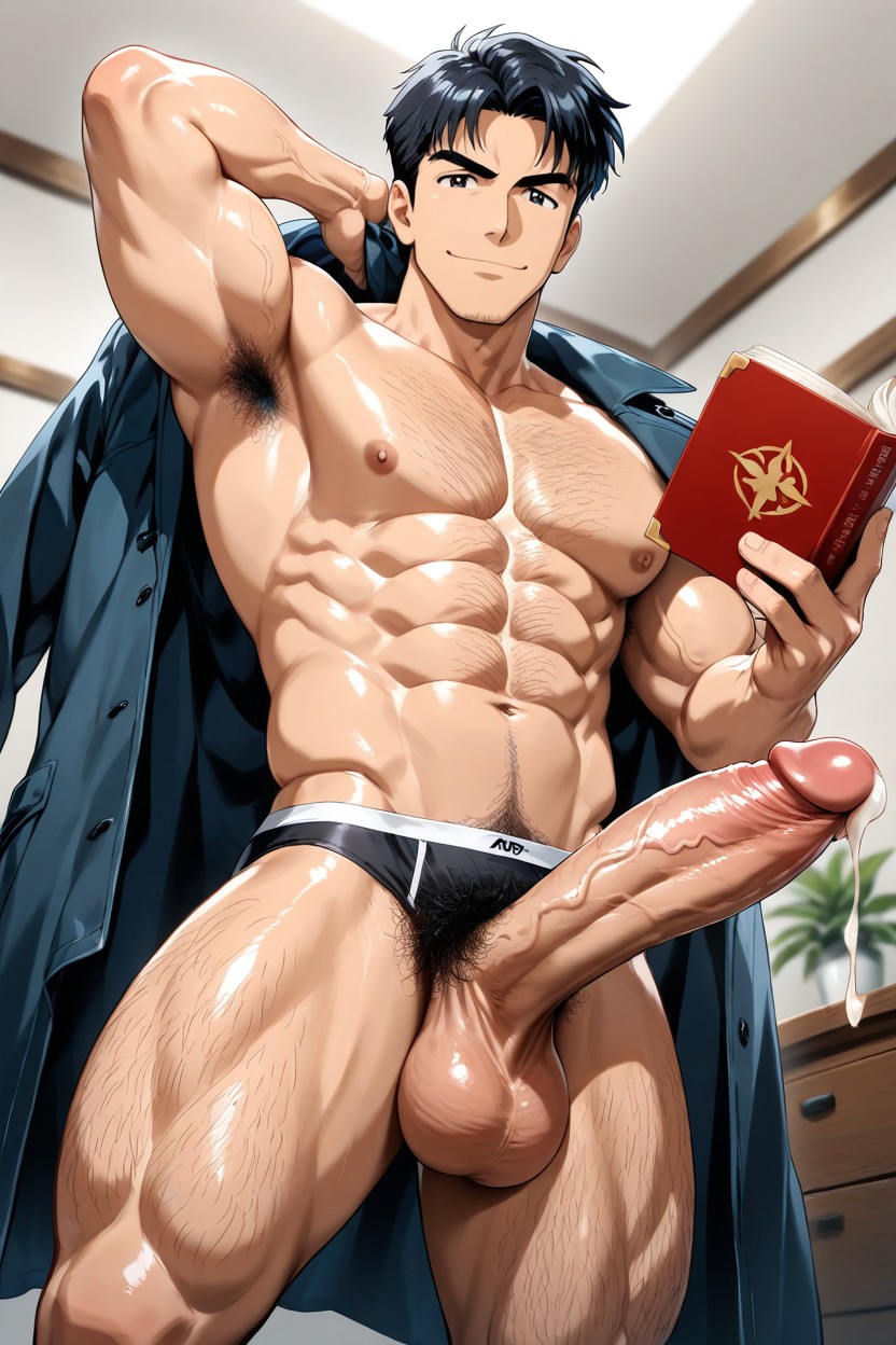 Nude, Nipples, Highly Detailed AI Gay Porn