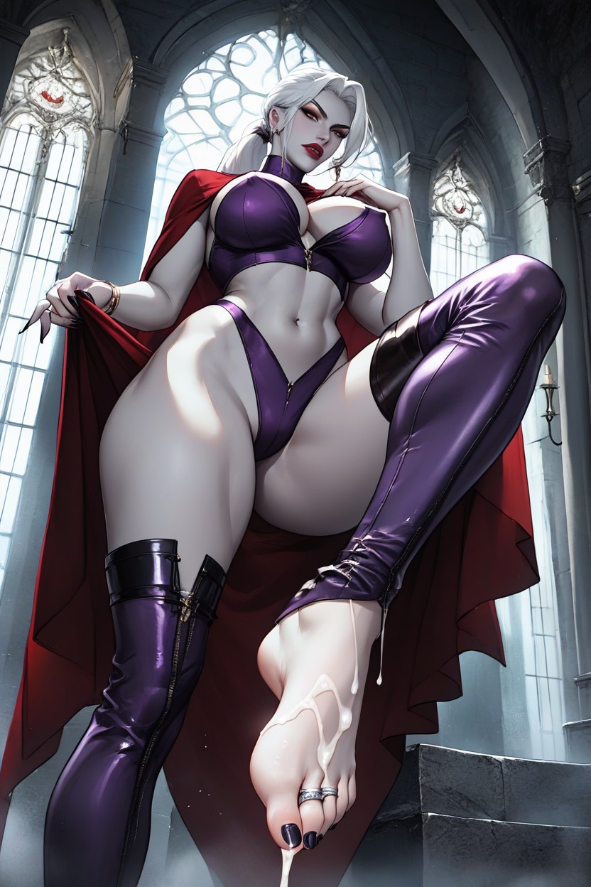 18+, Pale Skin, Hourglass Figure Hentai AI Porn