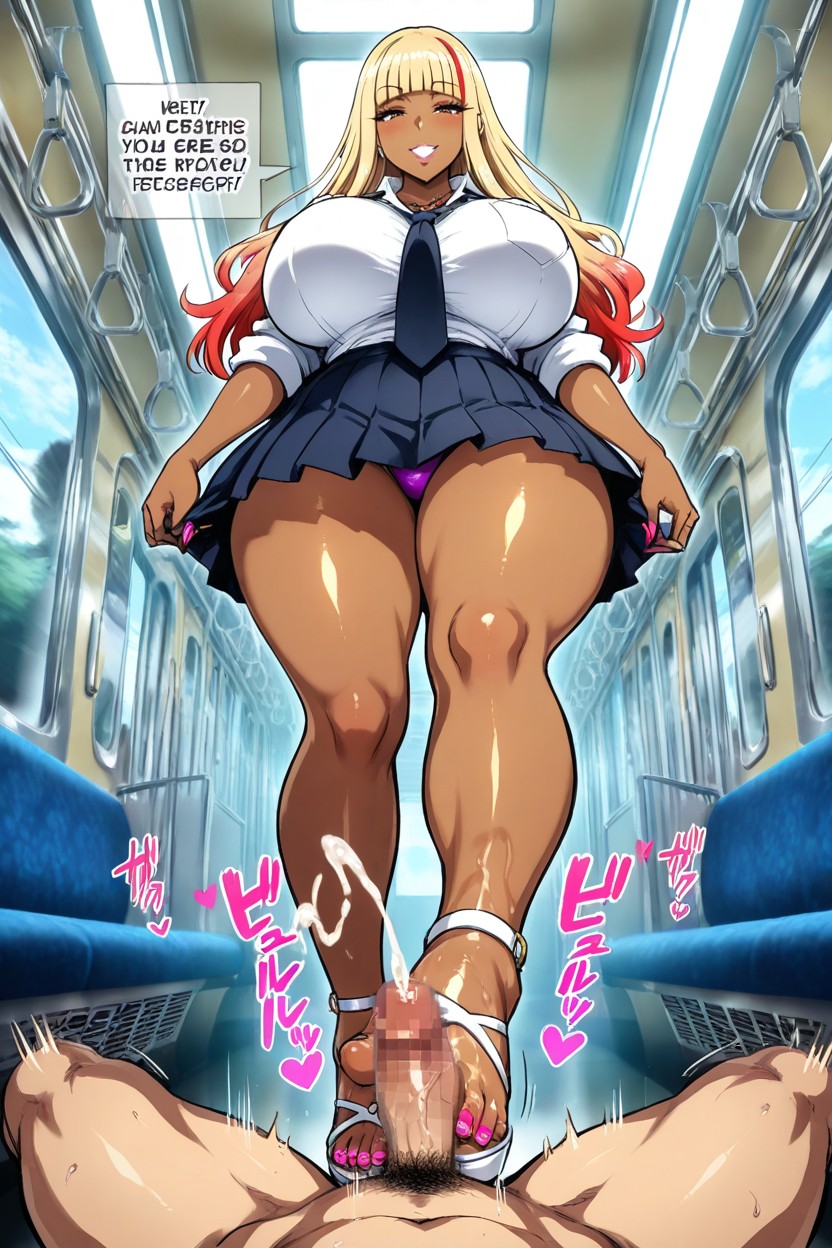Gyaru, Heeled Sandals, Big Ass Hentai AI Porn
