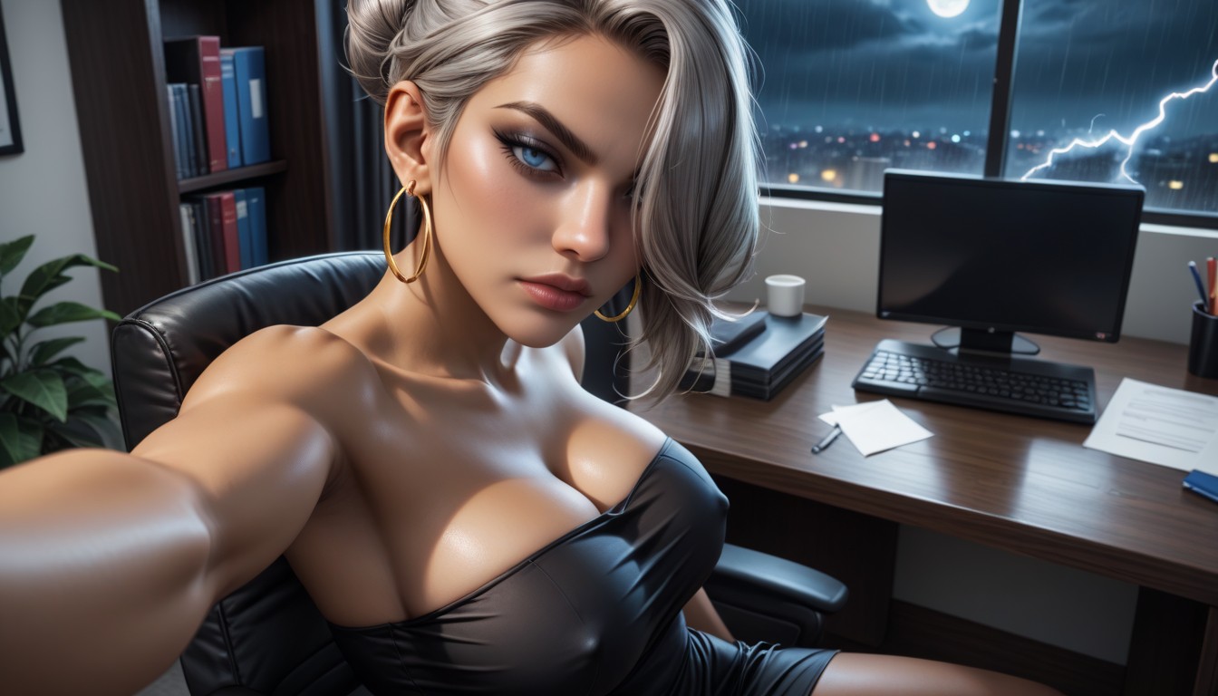 18+, Erect Nipples, Looking At Viewer AI Porn