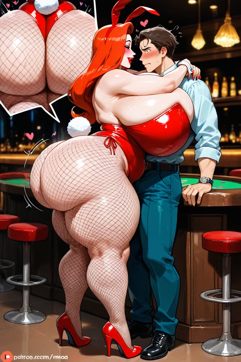 Blushing, Close Up, Who Embrace Her From The Front Hentai AI Porn