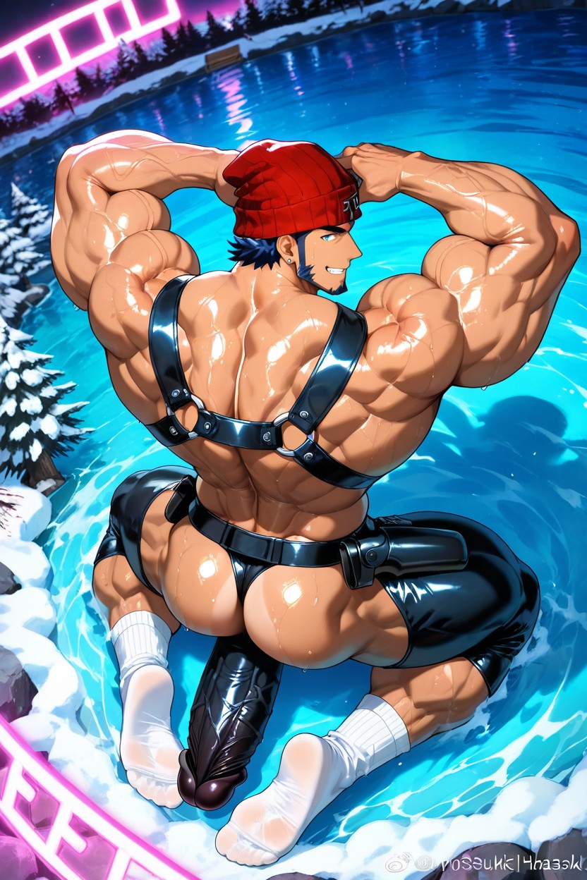 Horny, Huge Arms, Heavy Breathe AI Gay Porn