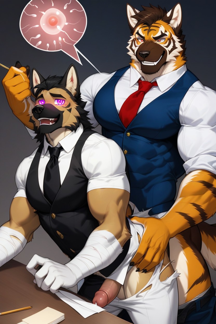 Ride Dick, 2 People, Anal Sex Furry AI Porn