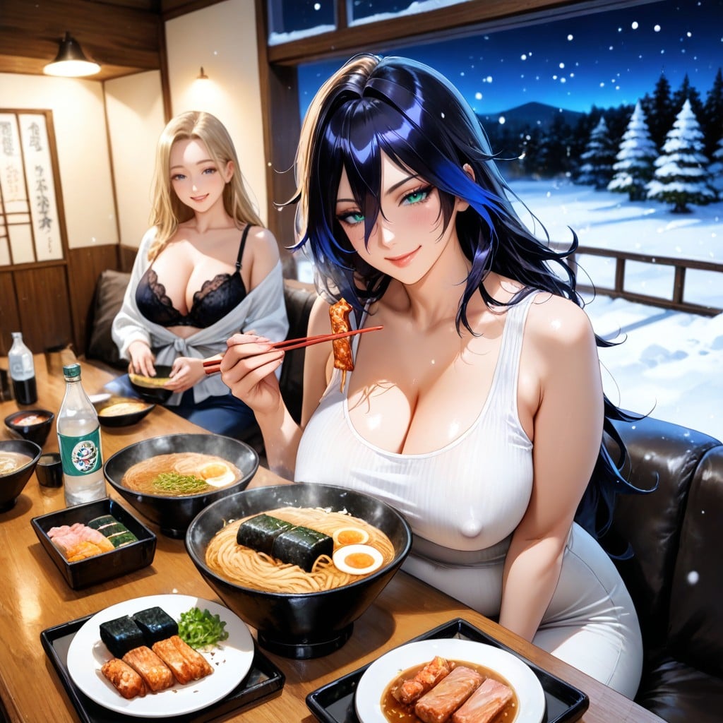 Erect Nipples, Some Clear Bottles Of Water, Wide-angle Porno IA