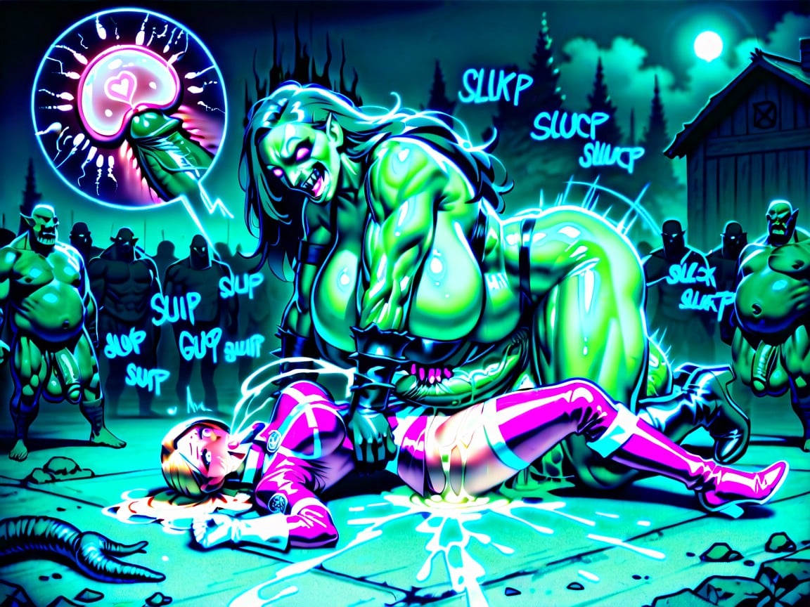 Fragile, Handjob, Girthy Fat Tentacles Hentai AI Porn