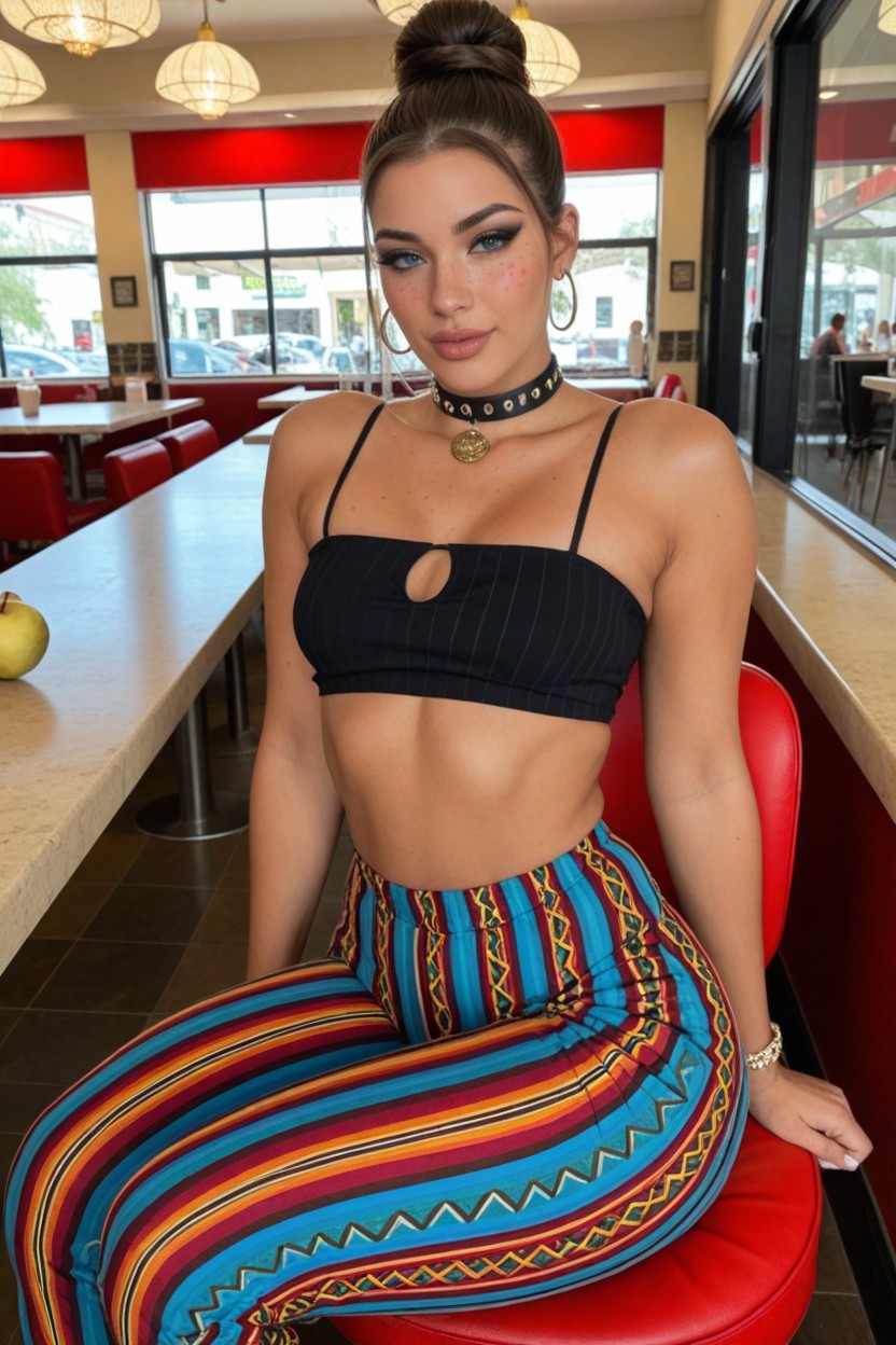 Super Sexy Italian, Bulging Ass, Verical Stripes Porno IA
