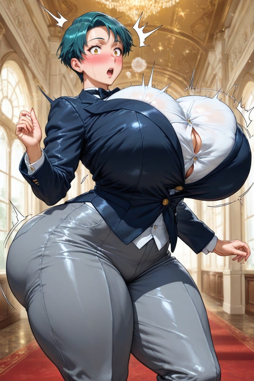 Fancy Male Tuxedo, Wearing Men's Clothing, 18+ Porno IA