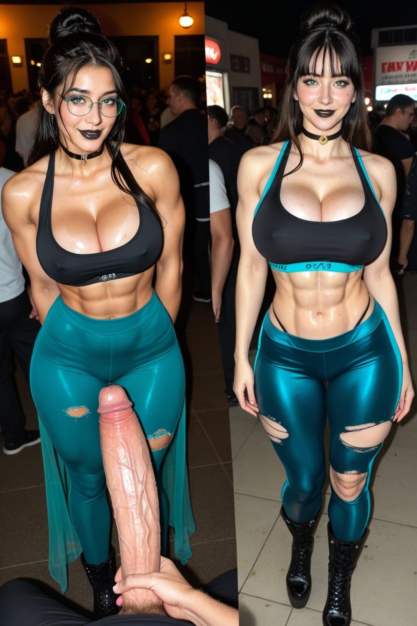 Torn Clothes, Penile Masturbation, Makeup AI Porn