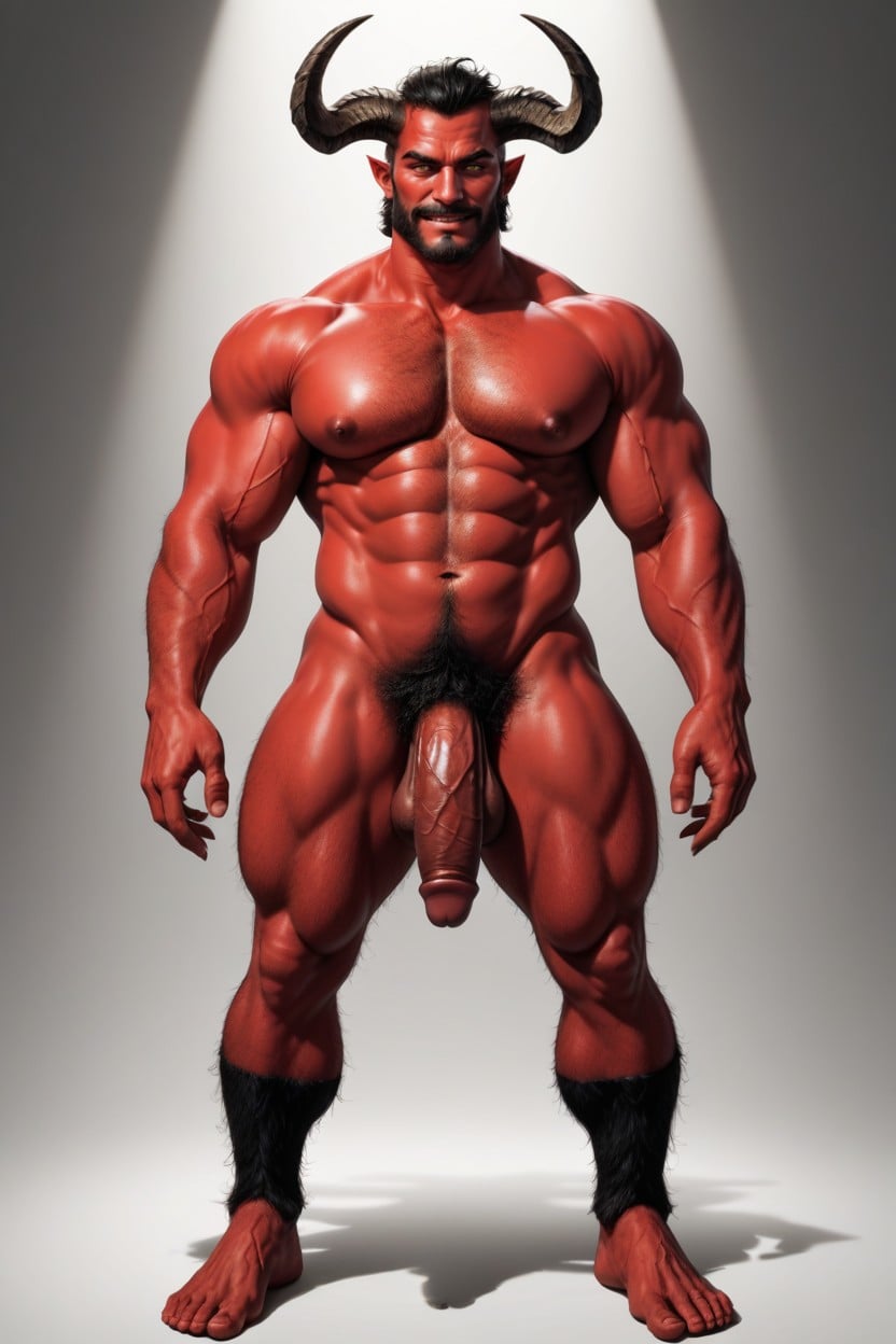 Messy Hair, Toned Body, Foreskin AI Gay Porn