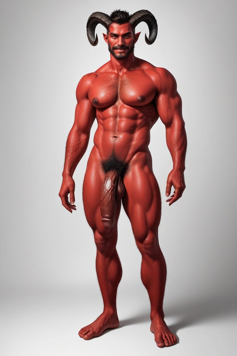 Parallel Symmetrical Legs, Skinny, Medium Ass AI Gay Porn