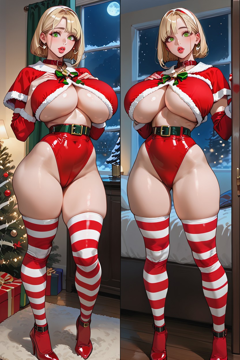 Full Lips, Butt Bulge, Breast Expansion AI Porn