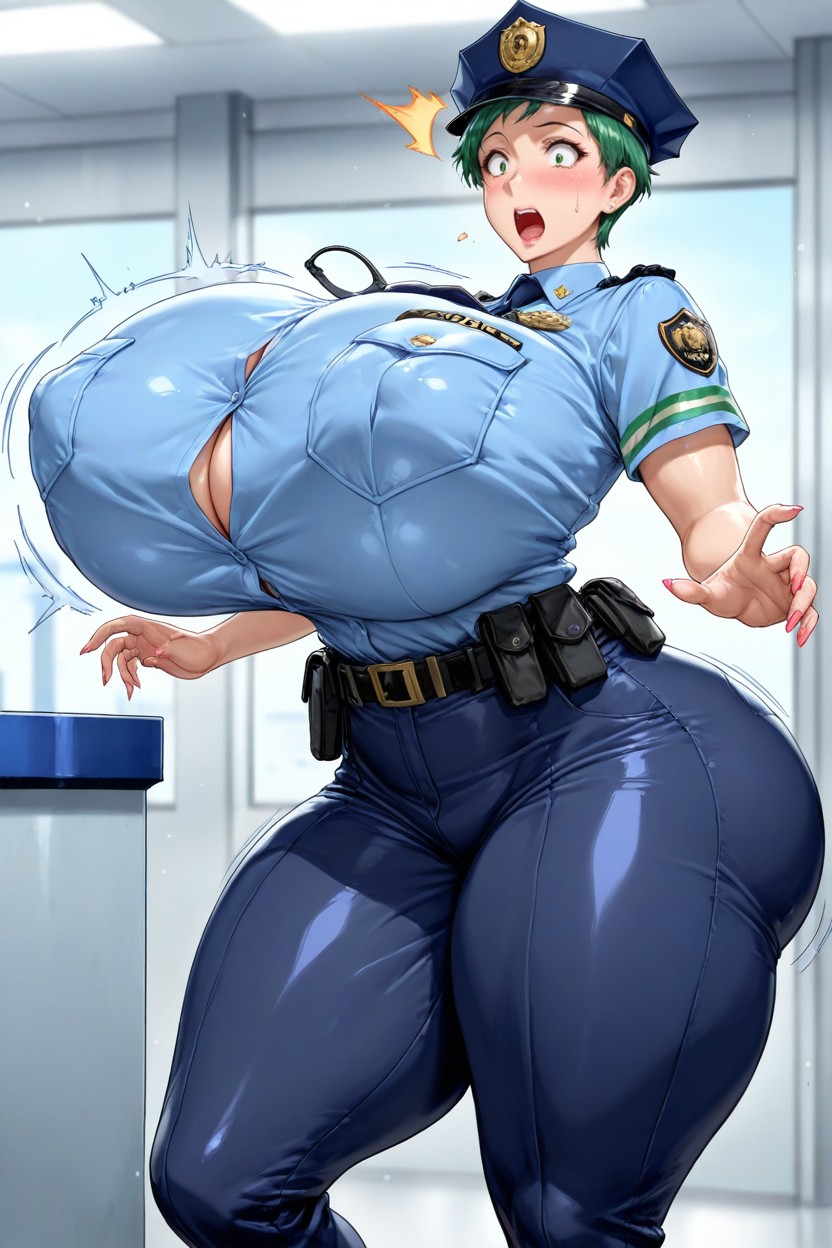 Ass Expansion, Gender Transformation, Not Wearing Bra AI Porn