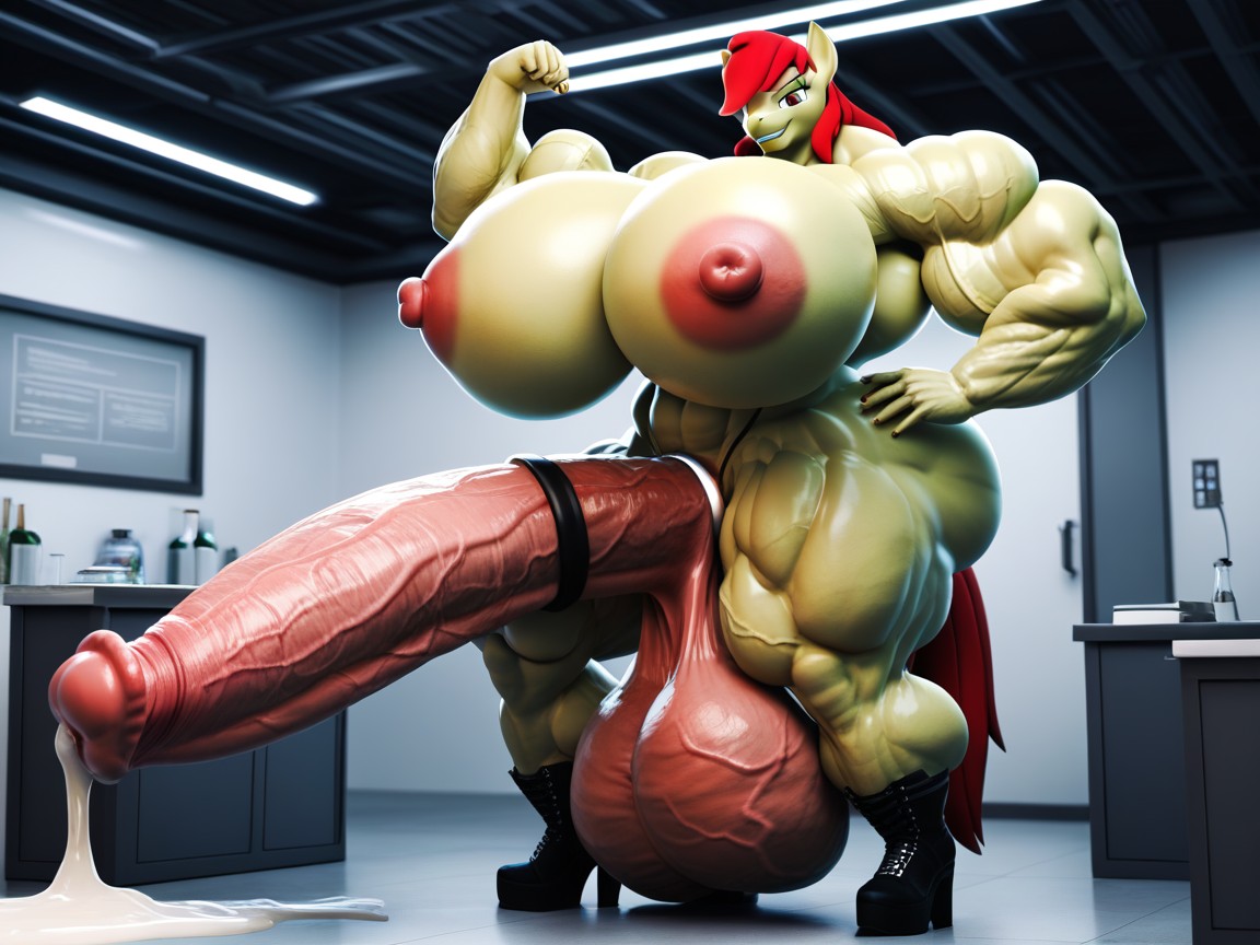 邪恶的笑容, Hypermuscular, Hyper Gigantic Muscles AI兽人黄片