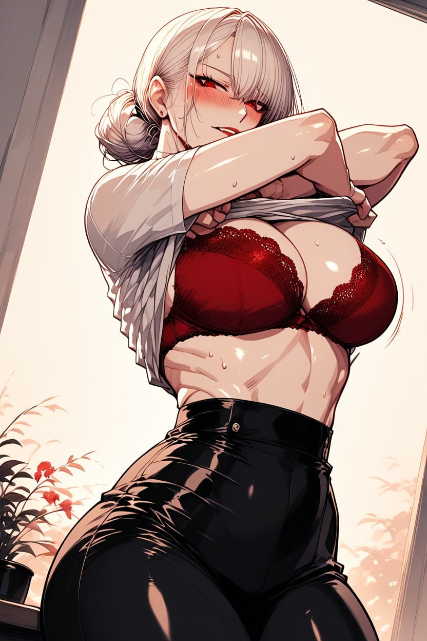 Depth Of Field, Null Art Style, Big Rounded Ass Porno IA Hentai