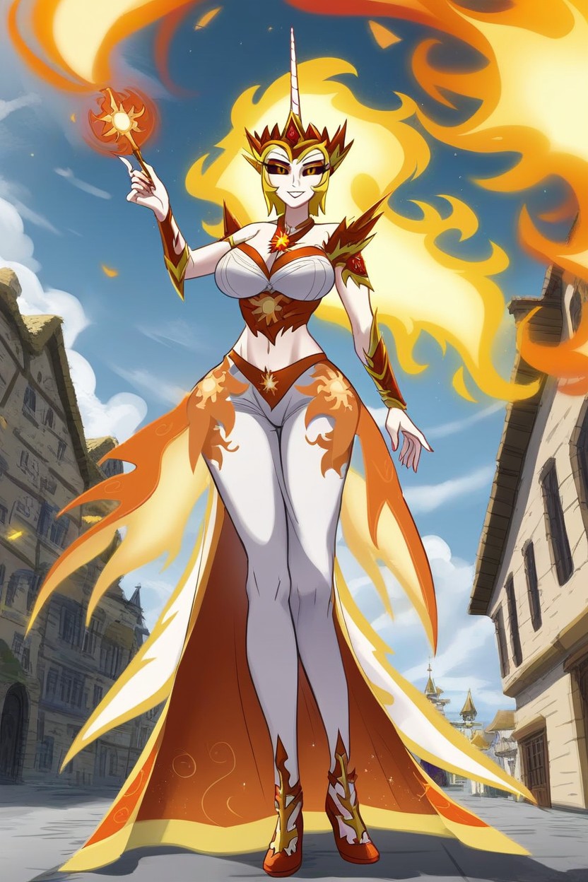 High Resolution, Mlp Village, Full Body View AIポルノ