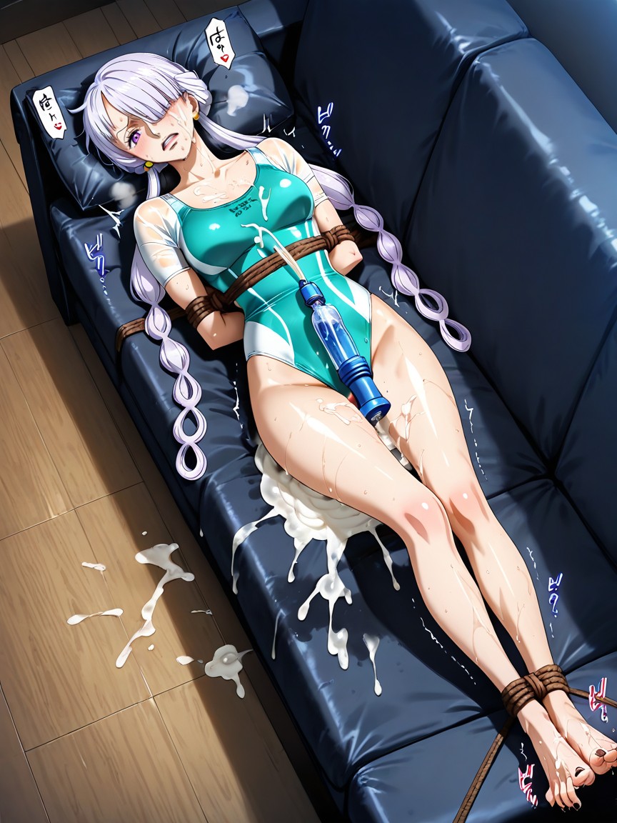 Dark Atmosphere, Intense Orgasm, Swimsuit Hentai AI Porn