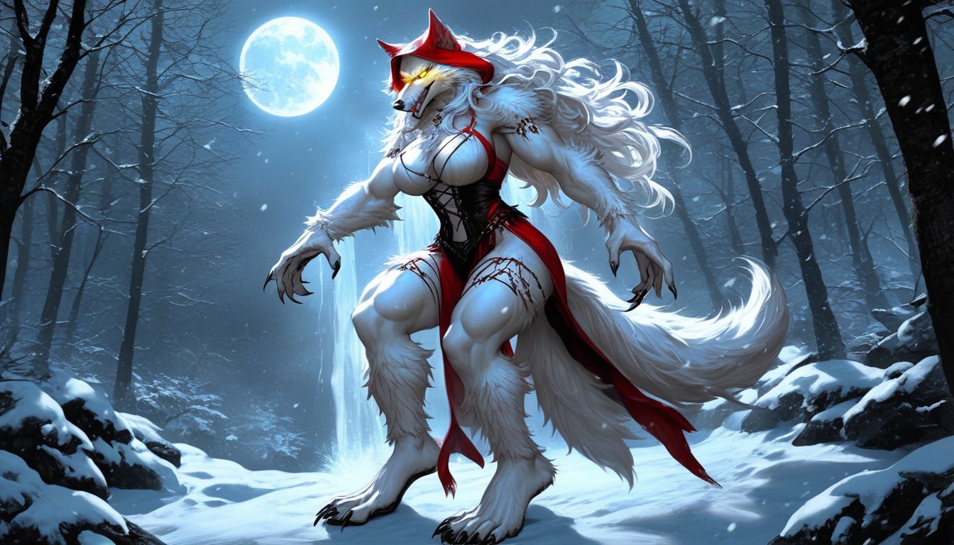 Yellow Eyes, Breasts, Claws AI獸人黃片