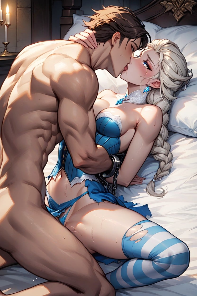In The Dungeon, Blue Thong, In Shackles AI 포르노
