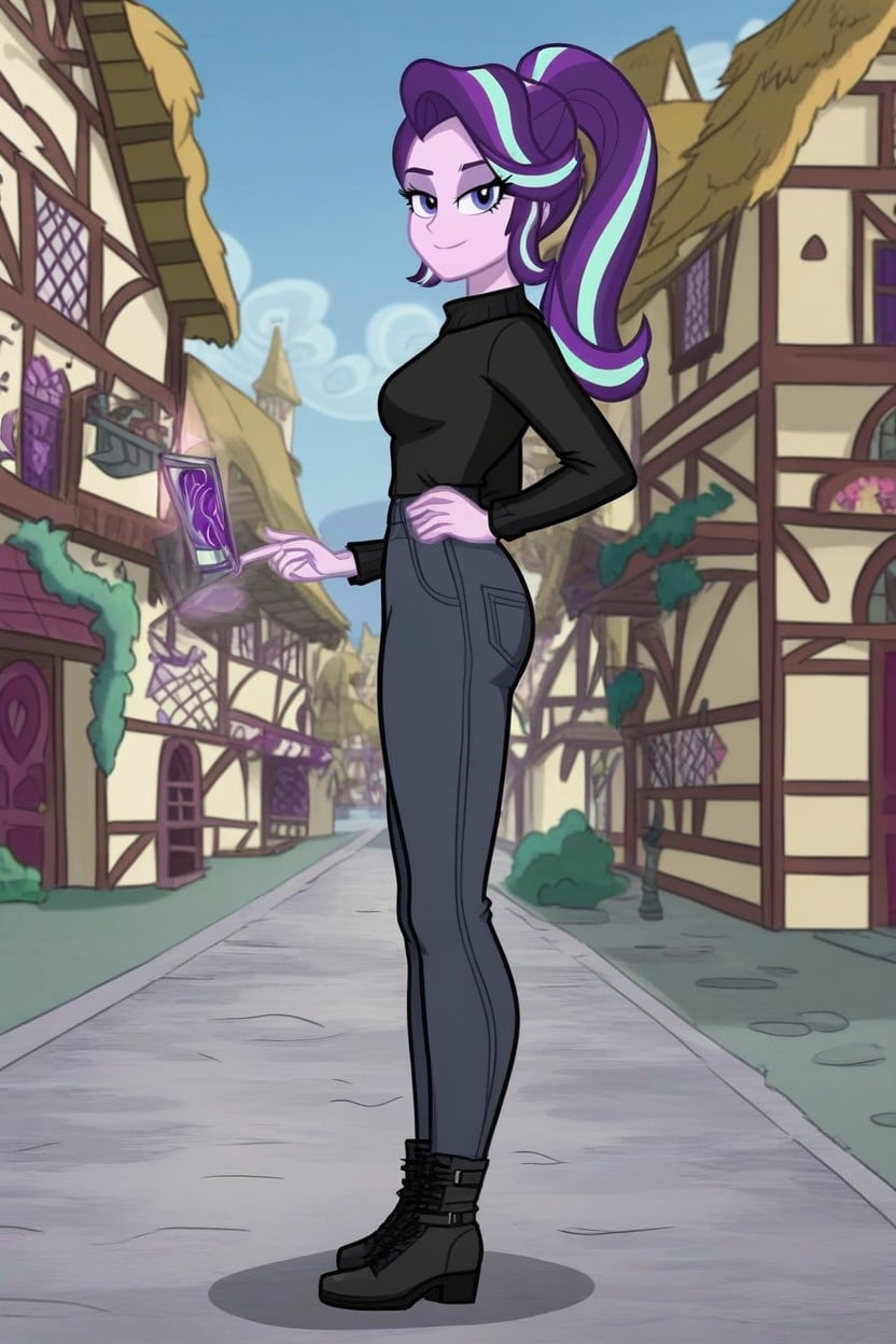 Equestria Village, Lower Stature, 작은 엉덩이 AI 포르노