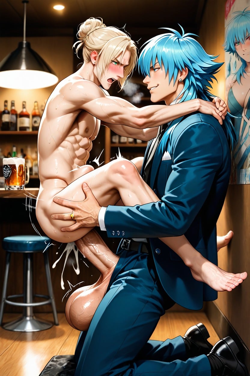 Dramatical Murder, Only Males, Gold Ring AI Gay Porn