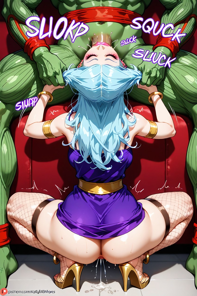 Rear View, Giving Blowjob, Anklet Porno IA Hentai