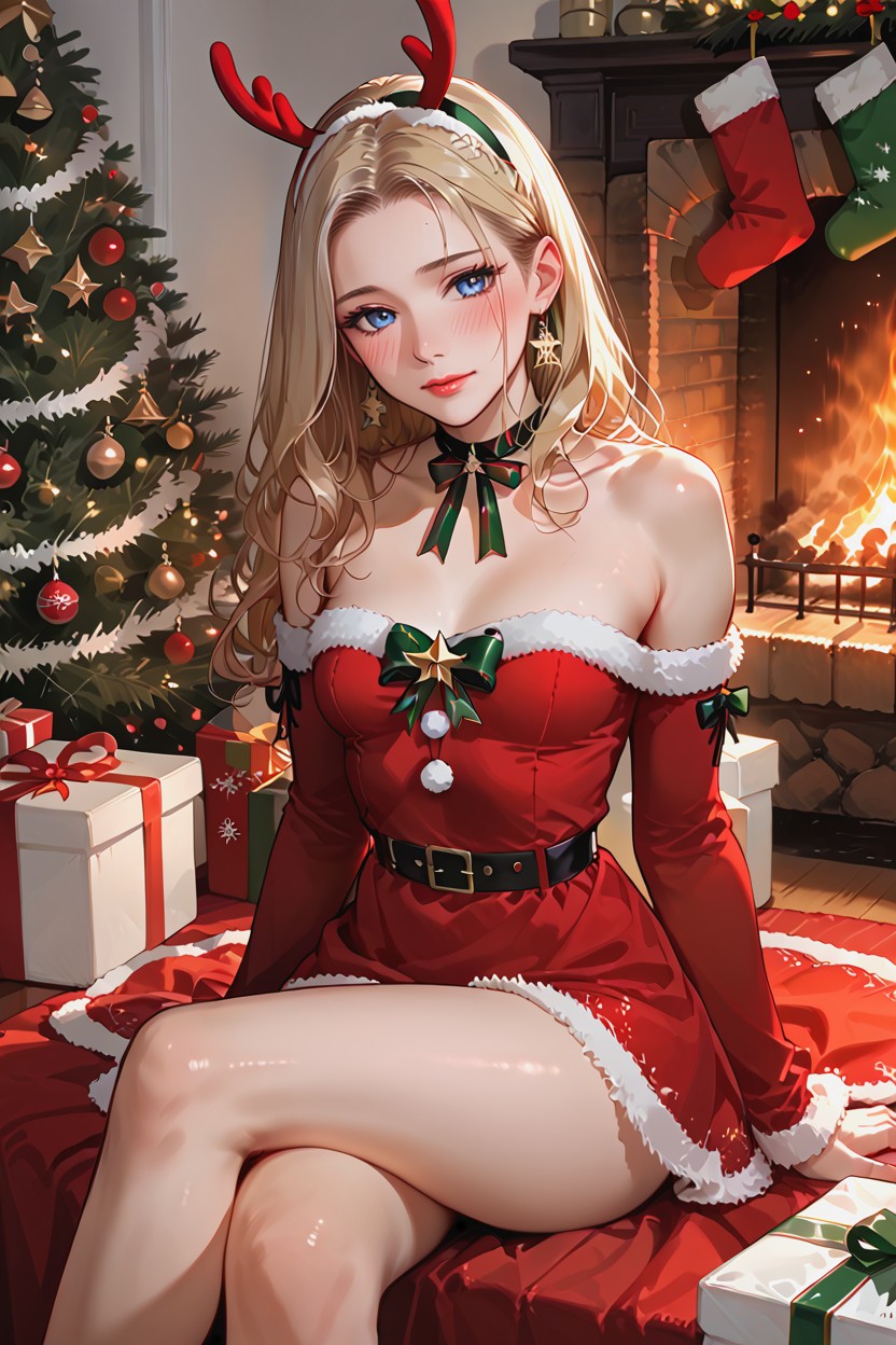 Off Shoulders, Shy, Small Ass Hentai AI Porn