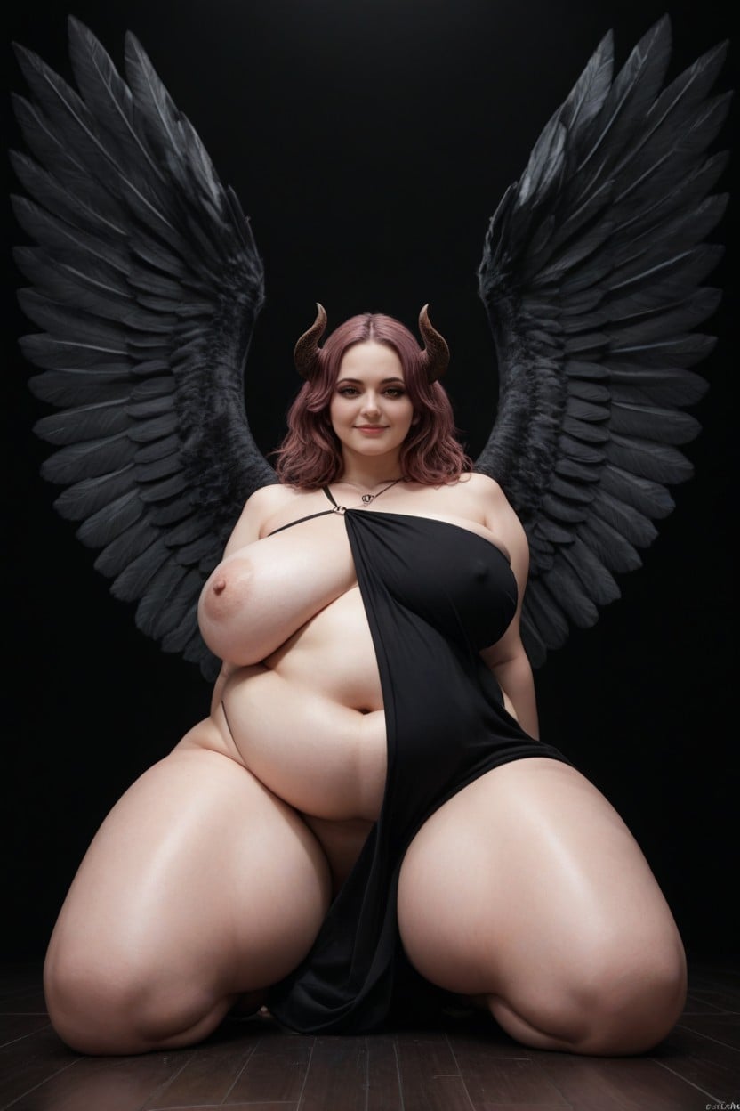 미소 지으며 비웃다, 18+, Black Greek Goddess Dress AI 포르노