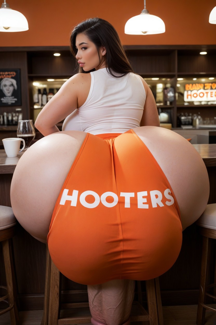 18+, Gigantic Penis Fully Covered In Clothing, Hyper Futanari AI Porn