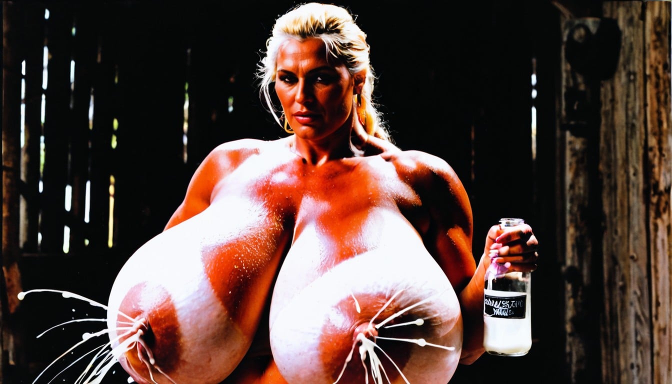 Colossal Breasts, Erect Nipples, Voluptuous Body AI Porn