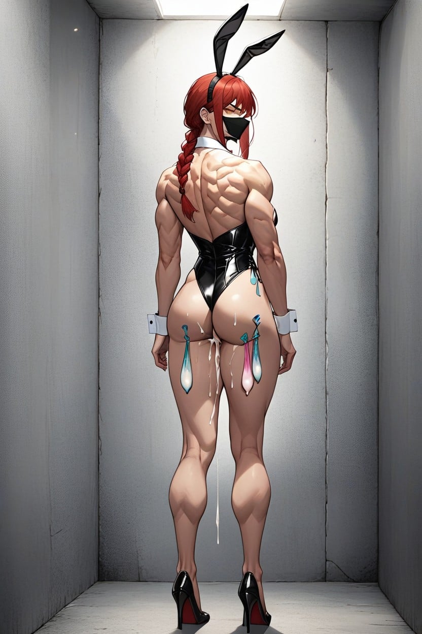 Ojos De Corazón, Cuerpo Completo, Musculosa Hentai IA