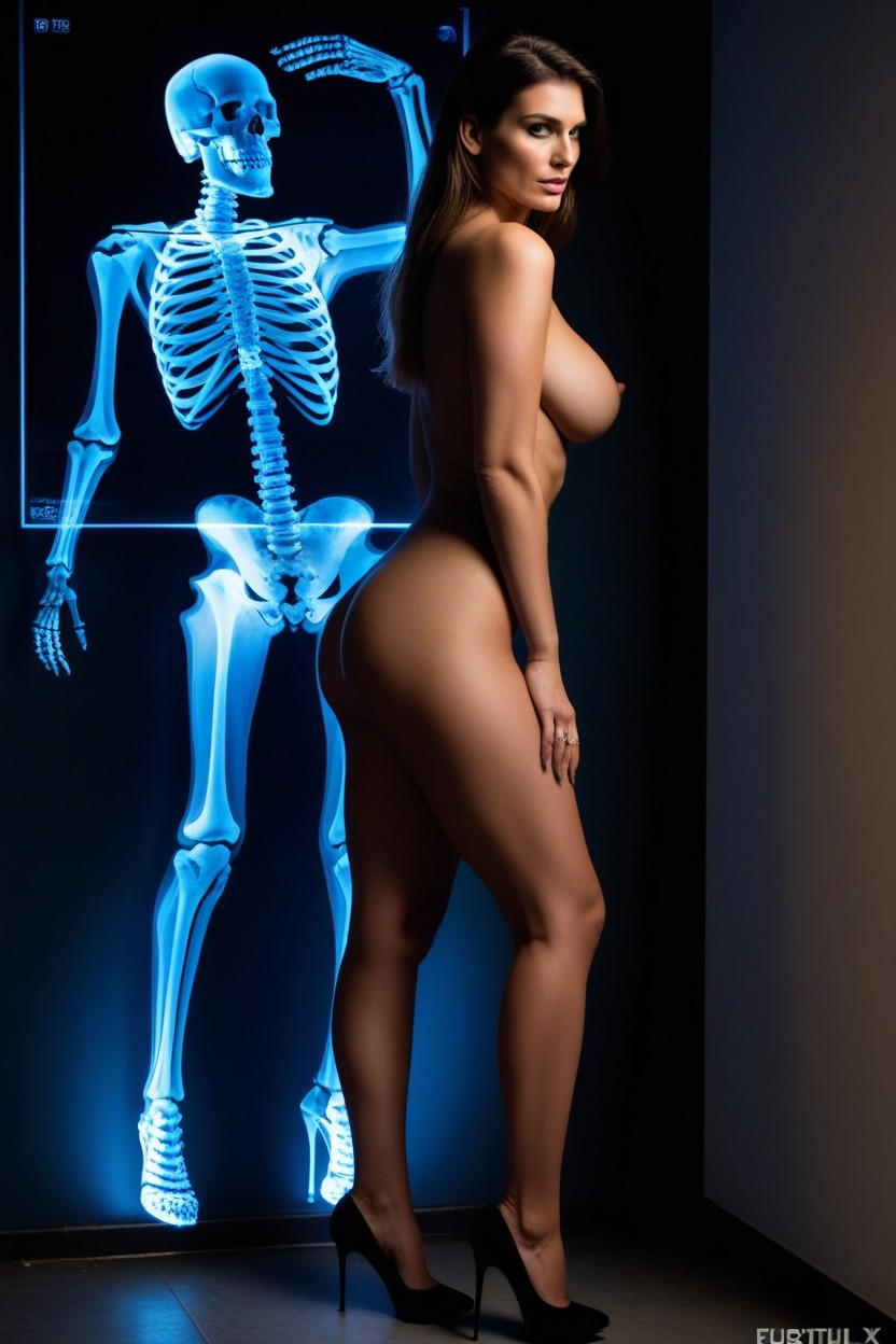 Side View, British, Looking At Viewer AI Porn