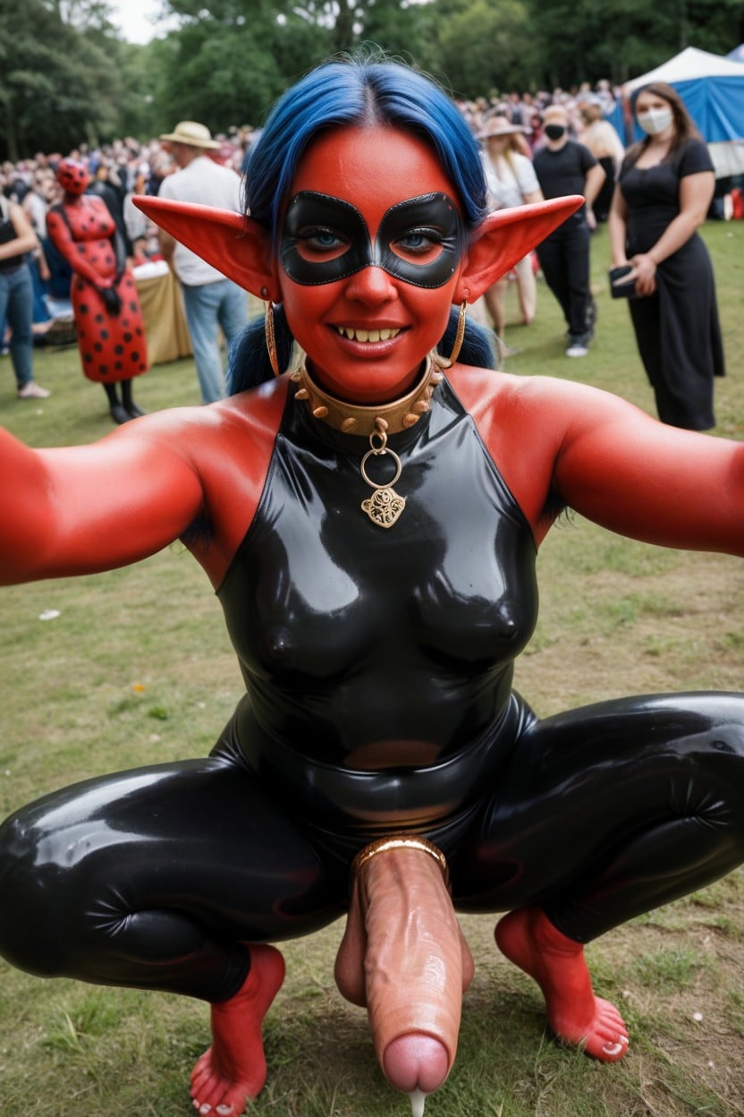 Hyper Long Elf Ears, Wirey Thick Armpit Hair, 18+ Shemale AI Porn