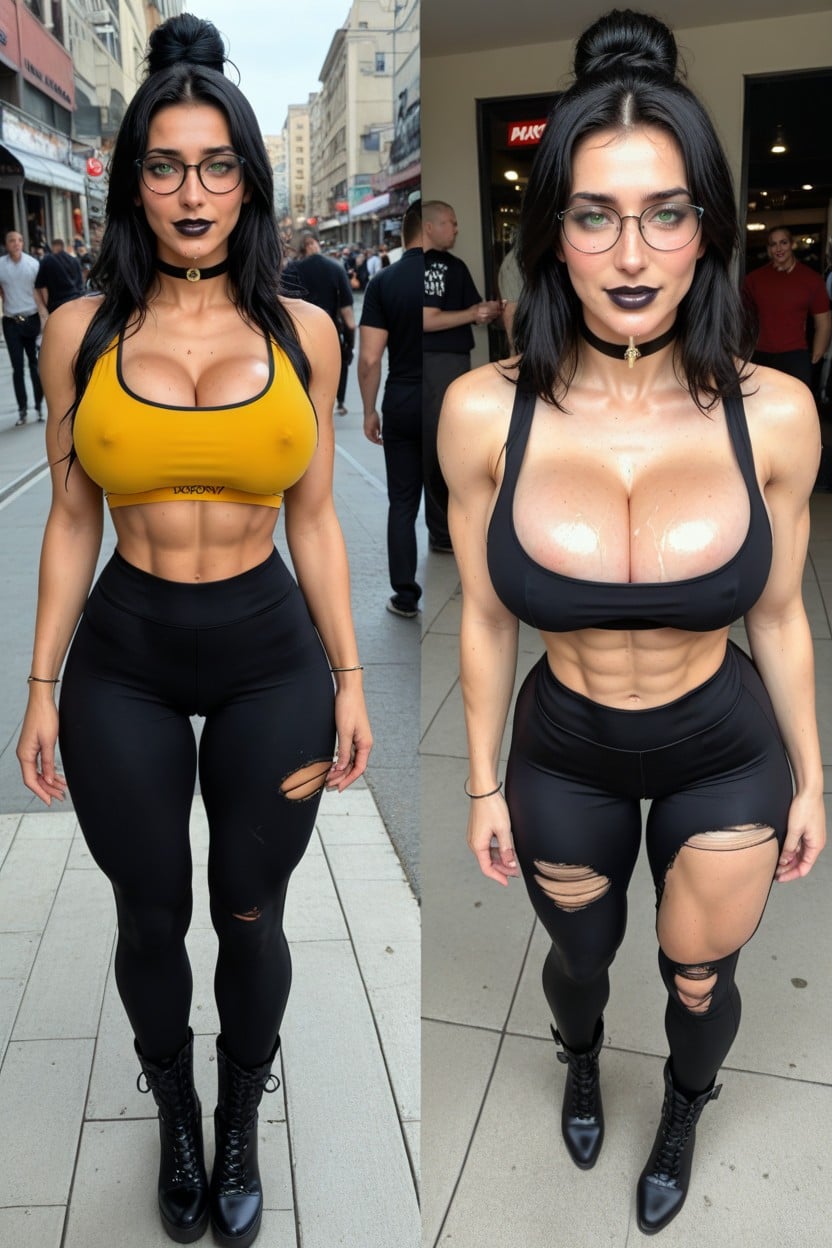 Wet Clothes, Long Length, Yellow Clothes AI Porn