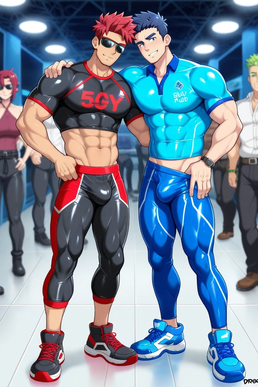 Breast, Taiga From Camp Buddy, Dark Blue Hair AI Gay Porn