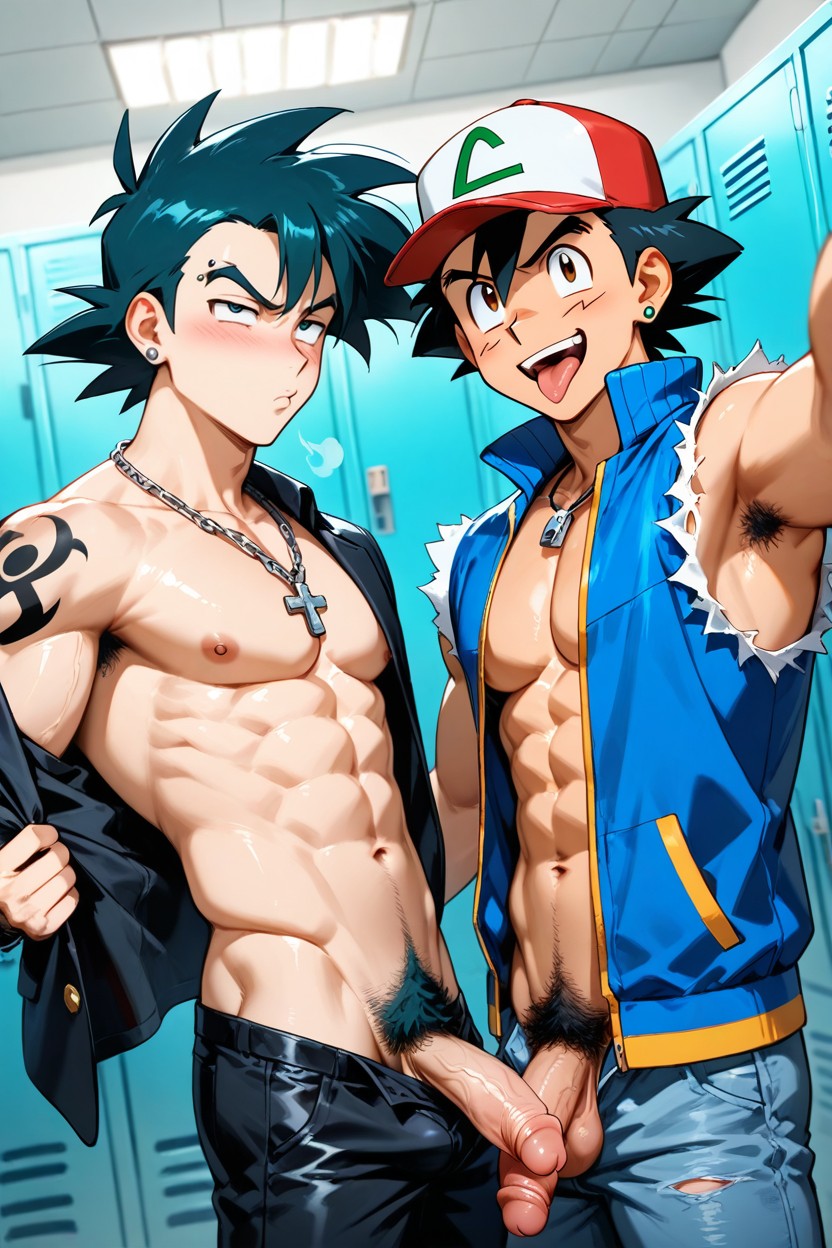Girthy, Showing Off, Bromance AI Gay Porn