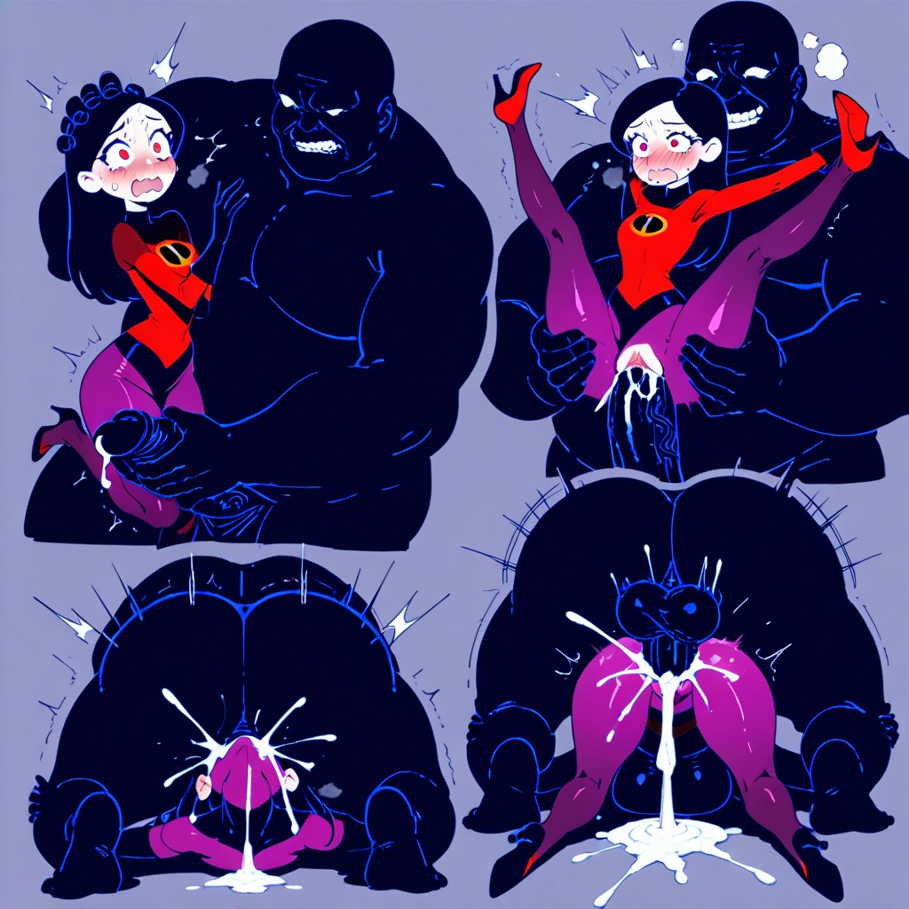 Deepthroat, Lewd Mouth, Hand On Head Head AI Porn