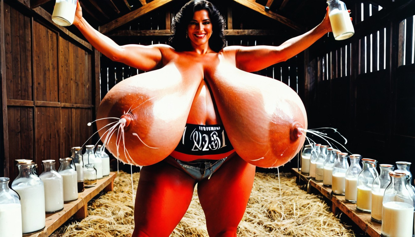 Colossal Breasts, Nude, Harén Porno IA