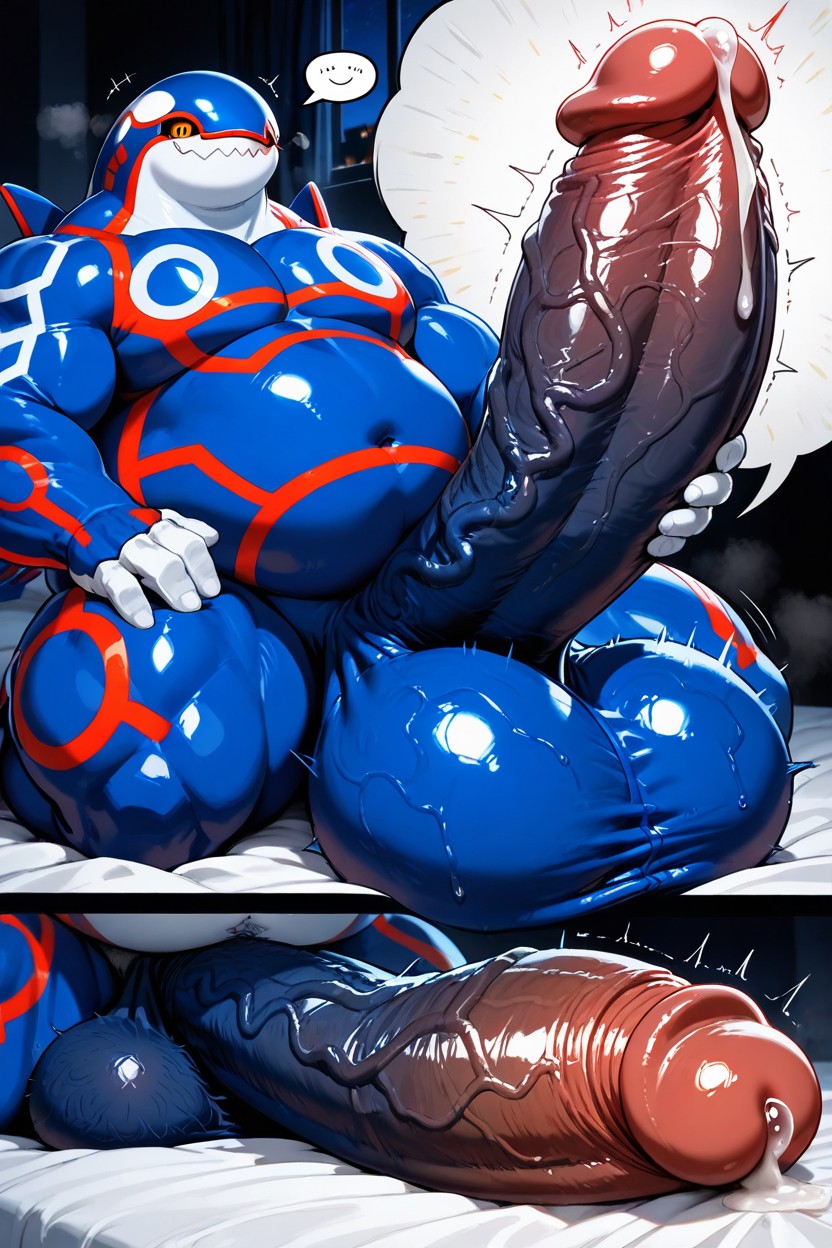 Oversized Hyper Balls, Yellow Eyes, Multiple Views AI Gay Porn