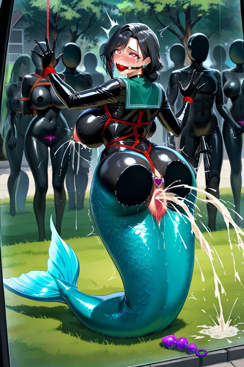 Crotch Tattoo, Heart Eyes, Aggressively Smacking Hips While Squirting Heavily Hentai AI Porn