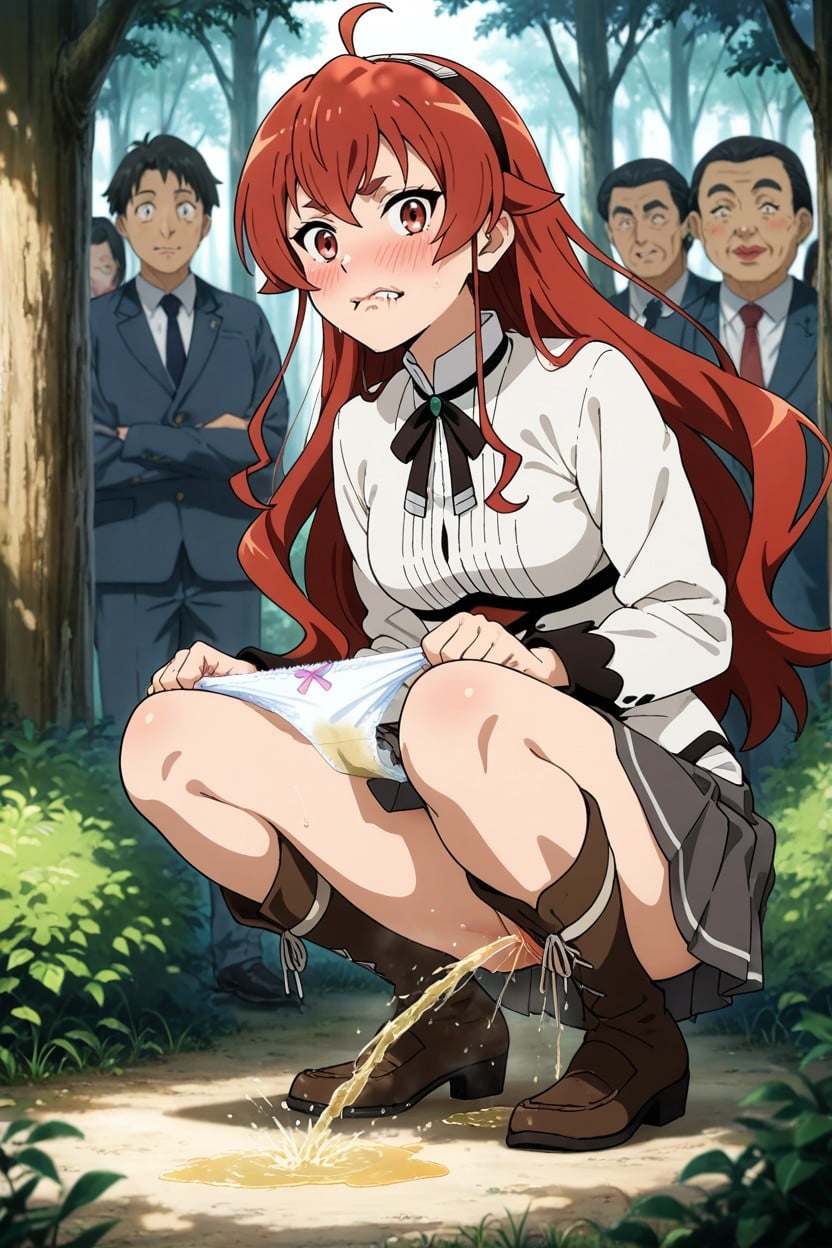 Anatomicly Accurate, Biting Lip, The Gets Up Hentai AI Porn