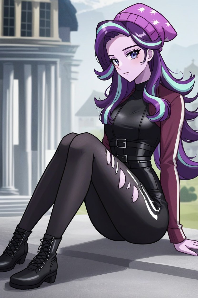 Full Body Bottom Up Close Up View, Mlp Village, Low Profile AI Porn