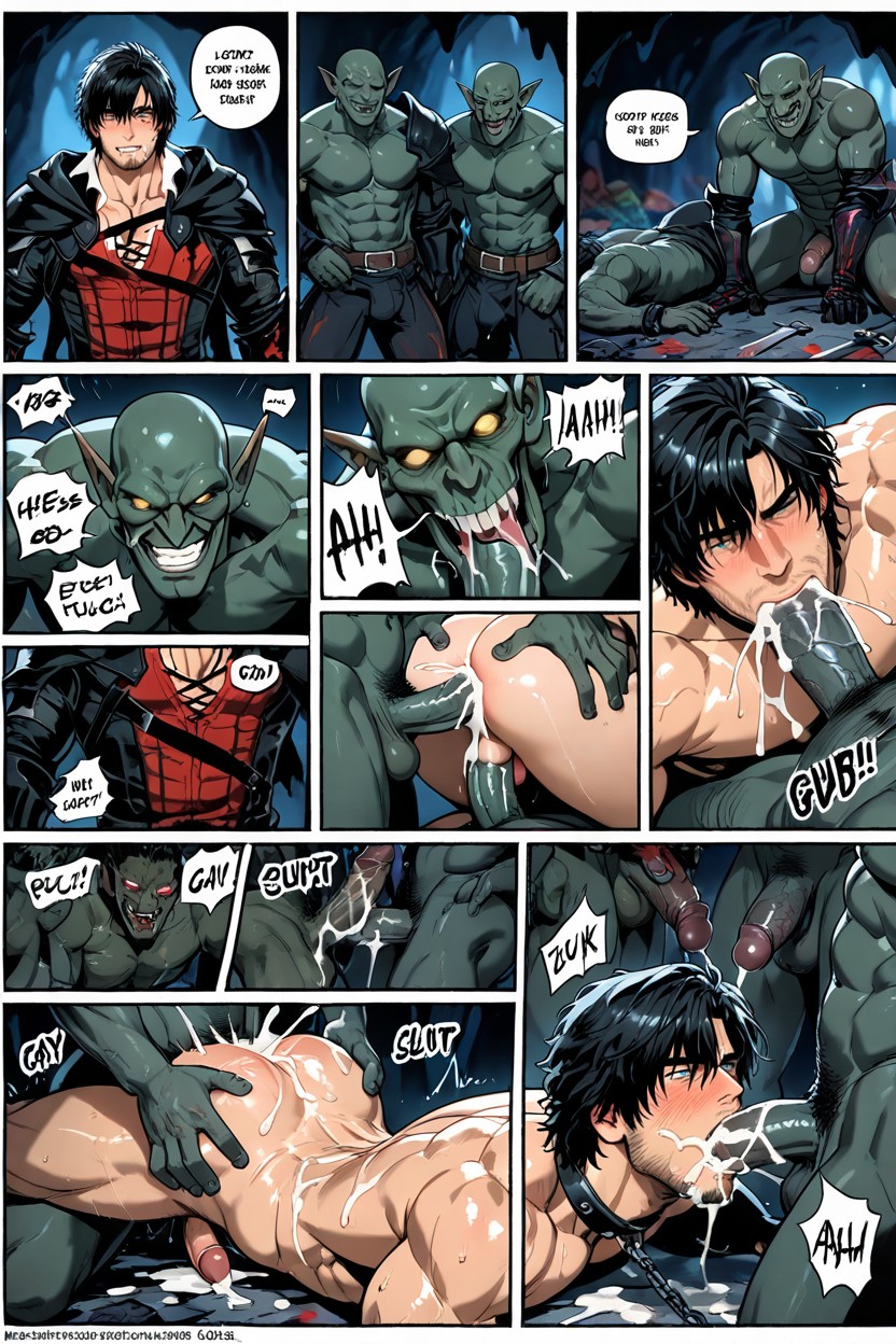By Goblins, Gangbang, Blowjob AI Gay Porn