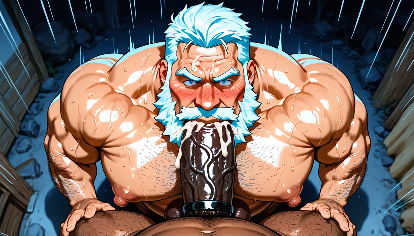 Sexy Eyes, White Hair, Gay Porn AI Gay Porn