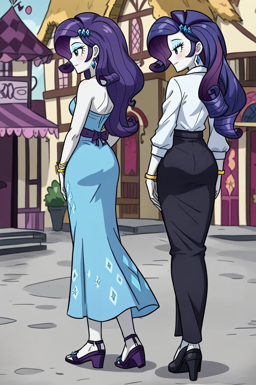 Lowest Stature, Solo, Rarity Equestria AI Porn