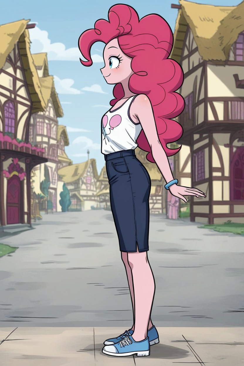 18+, Pinkie Pie Equestria, Solo AI Porn