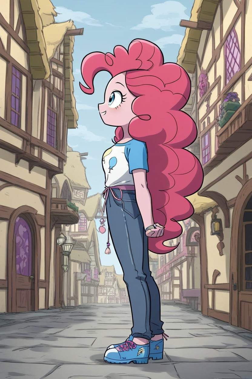 Solo, Low Profile, Pinkie Pie Equestria AI Porn