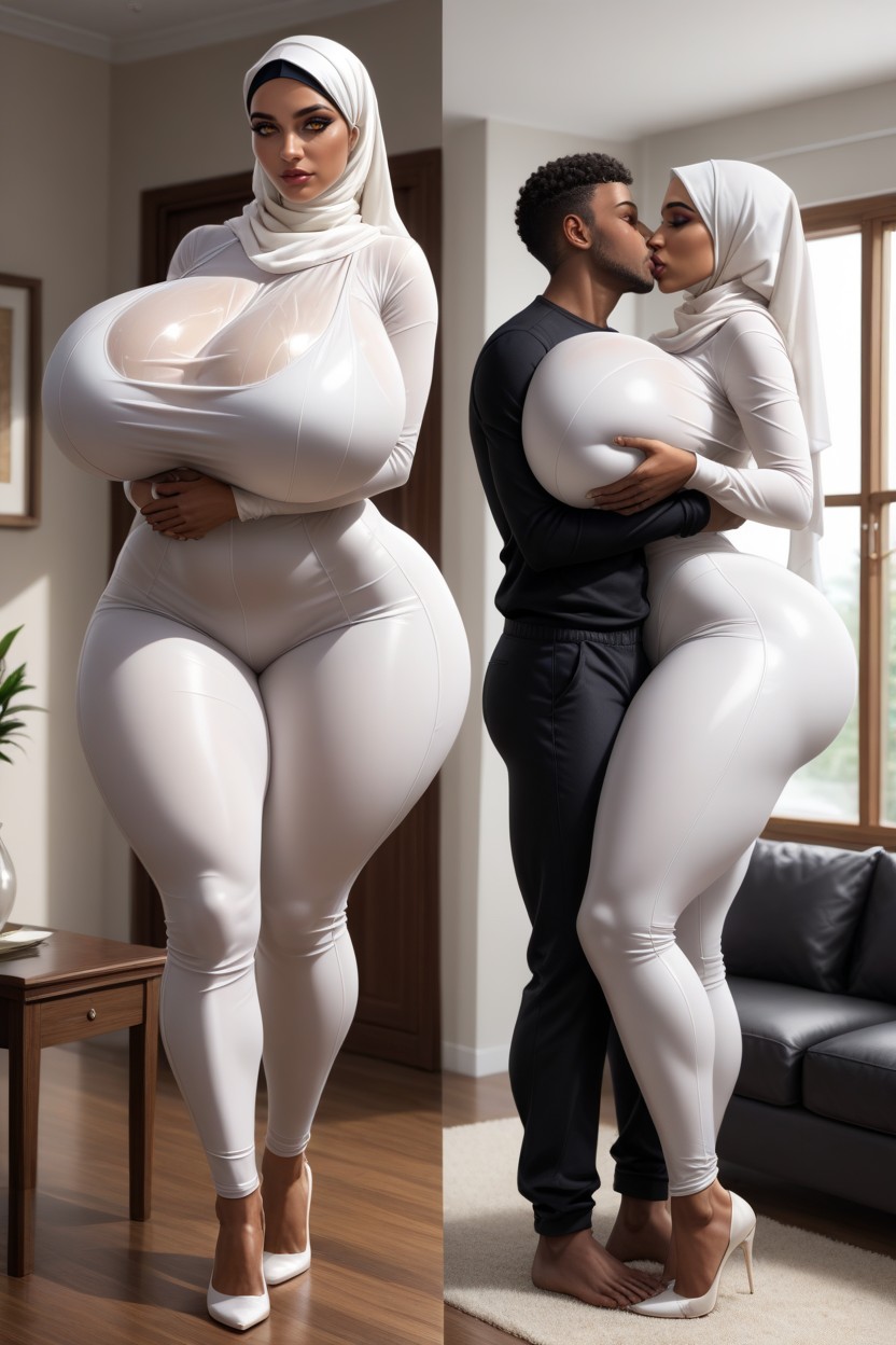 Chair Table, Dining Table, Couple Hentai IA