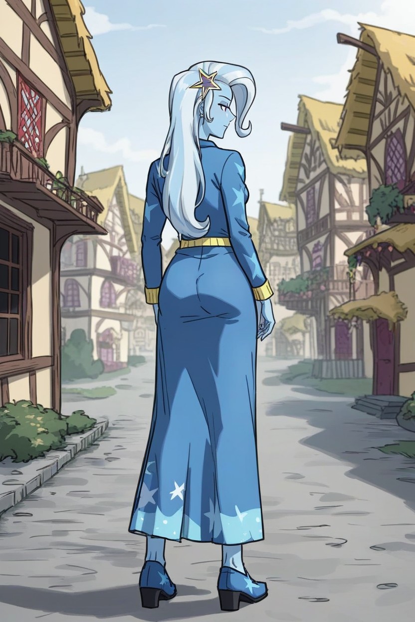 Trixie Mlp, Small Ass, Full Body Rear View AI Porn
