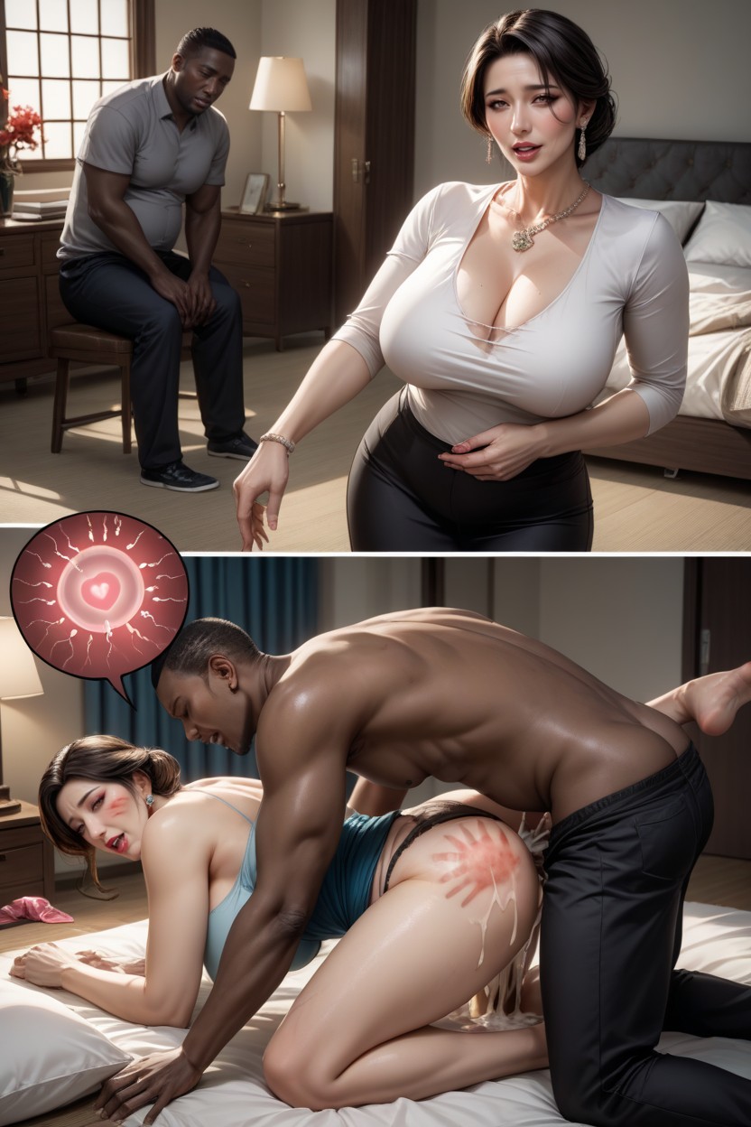 Hard Fuck, Cheating, Home Invasion MILF AI Porn