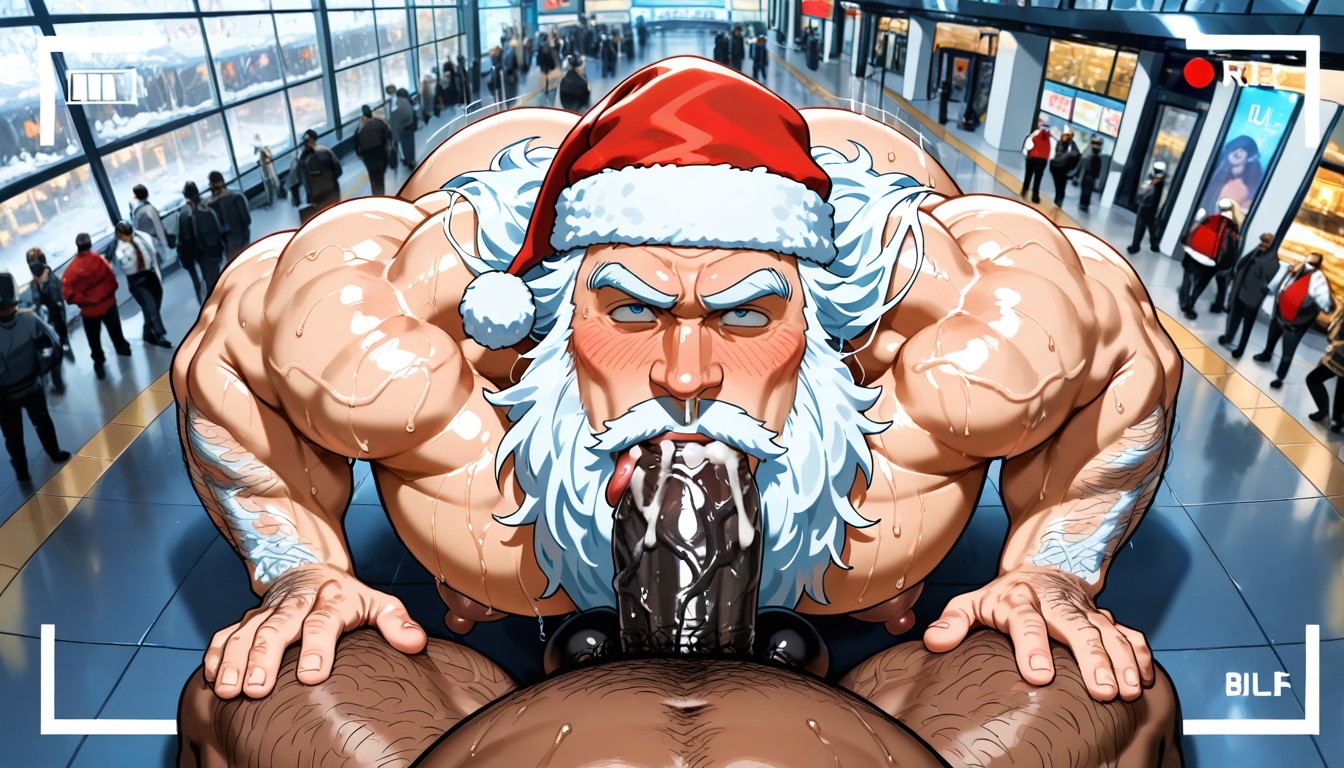 Fat, African Tribe, Santa Claus Is Sucking Black Cocks AI Gay Porn